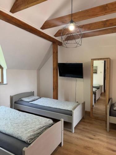 Apartamenty z własnym stawem nad jeziorem (Apartamenty z wlasnym stawem nad jeziorem) in Ryn