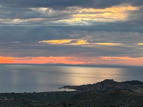 Petrino view at vafios in Vafeios
