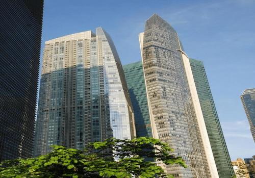 Exterior view, Super high floor Apartment with 3 bedroom - 60 floor in Marina Bay