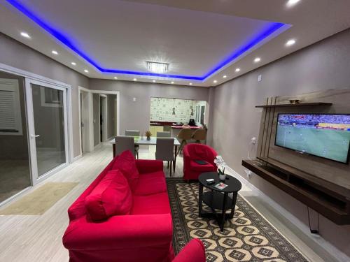 共用Lounge/電視區, Casa de Alto Padrão Verdes Campos POA (Casa de Alto Padrao Verdes Campos POA) in 雅爾丁伊圖薩巴拉