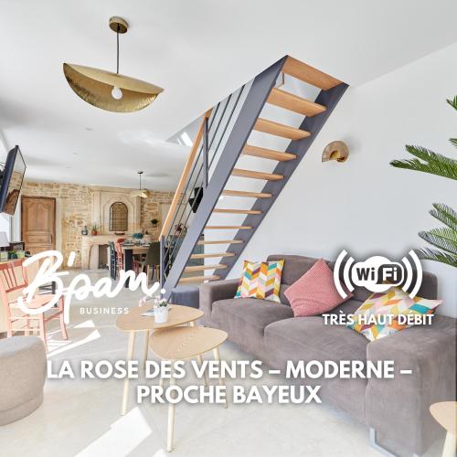 La Rose des Vents - Moderne - Proche Bayeux gîte à louer Saint-Vigor-le-Grand