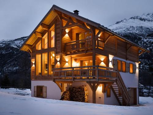 Chalet neuf 10 pers, charme et confort à Serre Chevalier - FR-1-808-20 - Location, gîte - Le Monêtier-les-Bains
