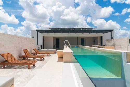 Private pool, gym and panoramic rooftop by LAHOS, Mérida (Foto 6)