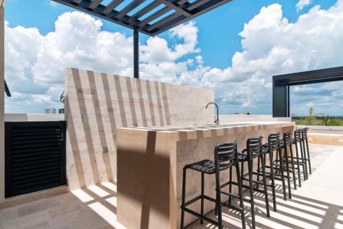 Private pool, gym and panoramic rooftop by LAHOS, Mérida (Foto 9)