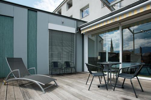 Balcony/terrace, Hotel City in Lind