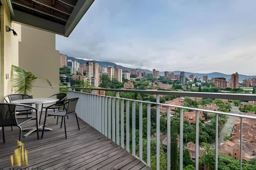 5G 1204 - Apt elegante con vistas desde el balcón, El Poblado (fotografie 8)