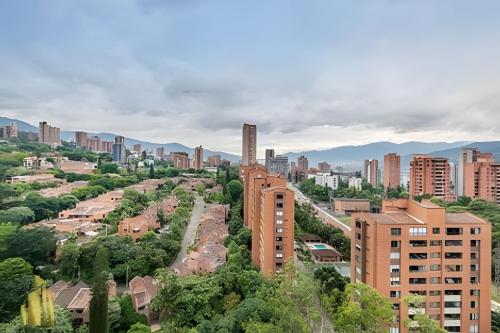 5G 1204 - Apt elegante con vistas desde el balcón, El Poblado (fotografie 9)