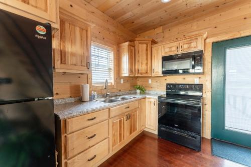 Cabin in the Sky with an outdoor kitchen, Bryant (fotografie 6)
