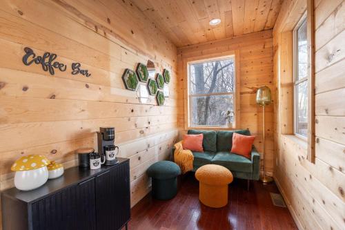 Cabin in the Sky with an outdoor kitchen, Bryant (fotografie 9)