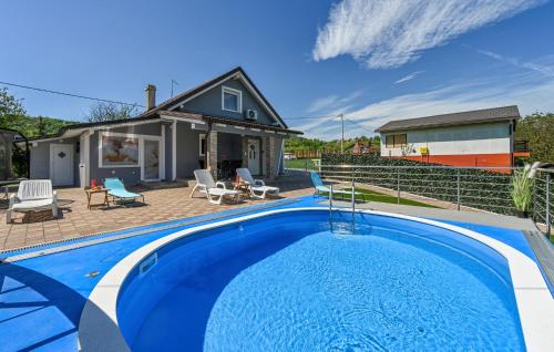 Peldbaseins, Stunning Home In Sveti Kriz in Klanjec