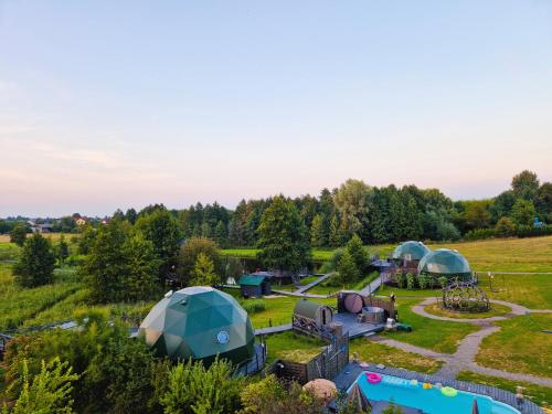 AURA - przytulny drewniany domek na wsi in Leczna