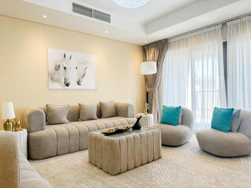 Bespoke Holiday Homes - Spacious 2BR Luxury Apartment with Stunning Palm Views, Balqis, Dubaj (zdjęcie 4)