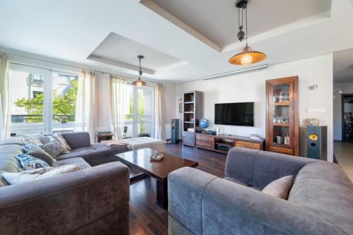 Közös társalgó / TV, Baltic Breeze Lodge in Orlowo