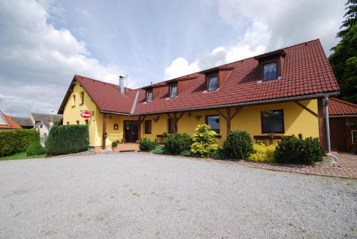 A szálláshely kívülről, Penzion Lipno Jantar in Horni Plana