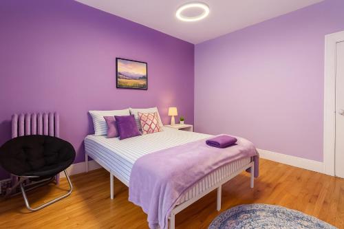 Italian style room in Manhattan Central Harlem in New York, USA