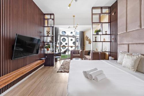 Stylish Furnished Apartment with Burj Khalifa View, High Floor, Dubai (photo 4)