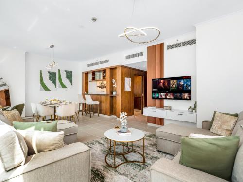 Luxury two Bedroom Apartment I Front row Downtown with Private Fountain & Burj View by Luxury Space, Dubaj (zdjęcie 4)
