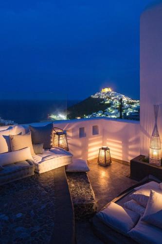 Elegant Astypalaia Villa Villa Ble Air Conditioning Hot Tub 2 Bedrooms Chora