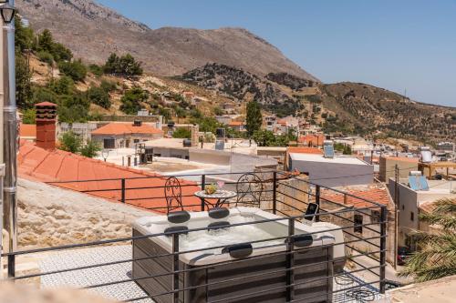 Balcony/terrace, Athali villa in Krousonas