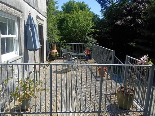 Rõdu/terrass, Cottage hideaway on the edge of Bodmin Moor in North Hill
