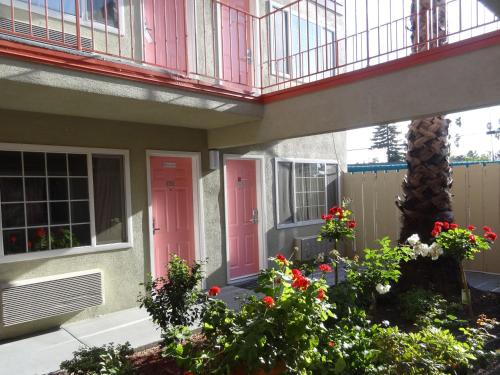 A szálláshely kívülről, The Flamingo Motel San Jose near Plaza de Cesar Chavez