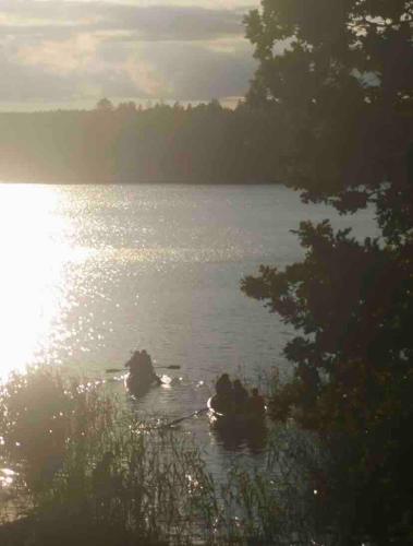 Cabin in the forest by the lake in Marsta Södra