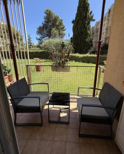 Peaceful Nice Apartment Garden View, 20 min from beach in Le Ray