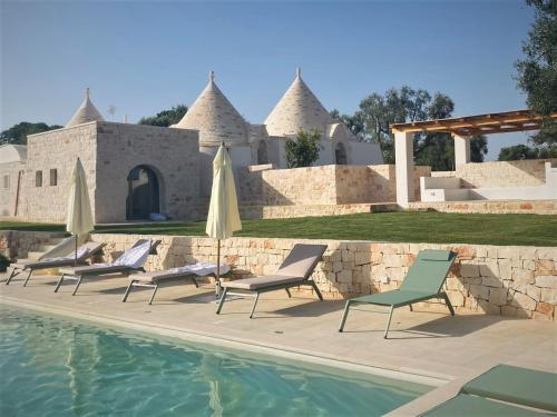 Albia - Beautiful set of trulli with pool