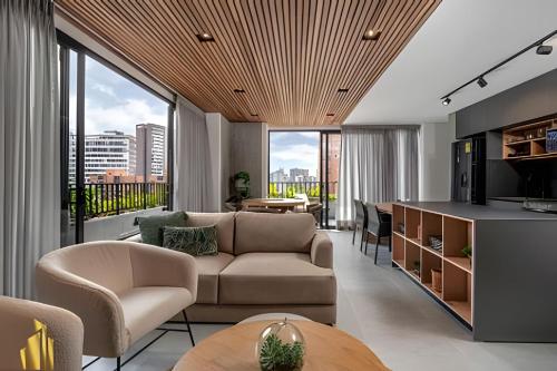 Morph 1402 - Stylish apt in Poblado/AC/Jacuzzi, El Poblado
