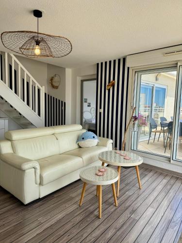 Bleu Prestige - Penthouse vue mer -Terrasse -Plage 100m -Cap d'Agde - Histoire de Clés