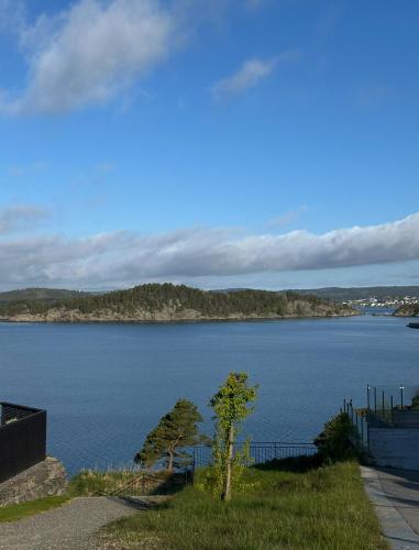 View, New amazing Villa by the water in Dvergsnes, Kristiansand, close to the ZOO in Dvergsnes