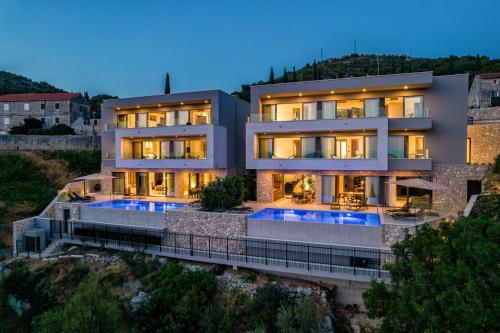 Magnificent Orasac Villa 5 Bedrooms Orasac Splendor Villa Stunning Sea & Island Views Gym