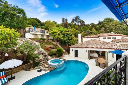 Grand Mediterranean Villa in La Jolla Hillside in San Diego, USA