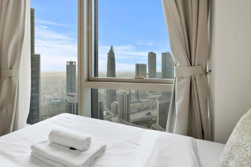 GRANDE SIGNATURE RESIDENCES - Luxury 2BR with Full Burj Khalifa Views, Dubaj (zdjęcie 8)