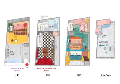 Private house 100sqm with bicycles Disney 30min