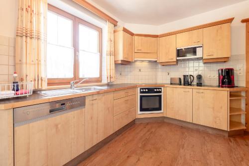 Konyha, Appartements Michaela in Gasteig