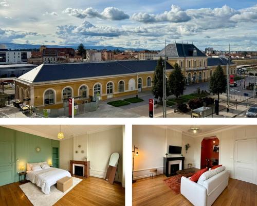 Face gare - Appart Haussmannien - Location saisonnière - Roanne