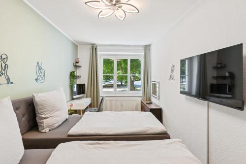 DresdenStay Nähe Elbepark 2 Schlafzimmer Kamin PS4, Drážďany (fotografie 7)
