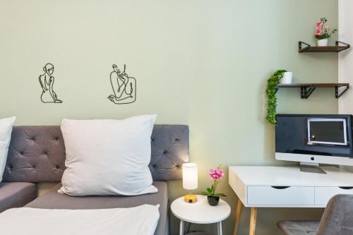 DresdenStay Nähe Elbepark 2 Schlafzimmer Kamin PS4, Drážďany (fotografie 8)