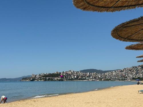 View, White Sea in Kavala