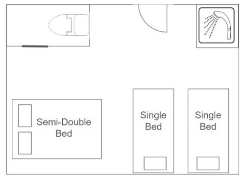 Family Room with Private Bathroom