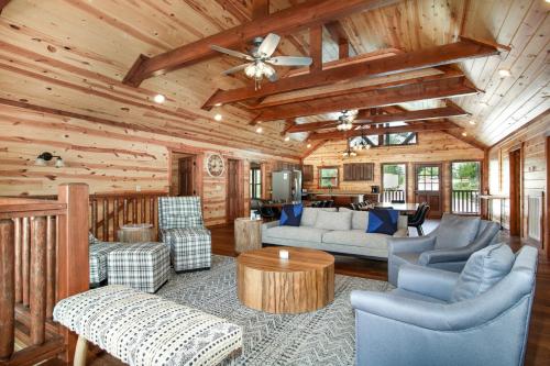 Grace Woods Retreat with Indoor Pool Sleeps 22 in Pleasant Hill