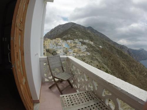 Balkons/terase, Aphrodite Hotel in Olympos (Dodecanese)