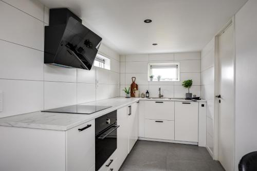 New villa, 45sqm, 2 bedrooms, loft, 80m from beach, fantastic views & very quiet area in Gottskar