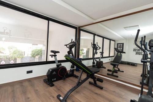 Stylish 1 Bedroom Apartment Studio, Central Casablanca, Gym Access, Parking, Air Condit, Fiber Wi-Fi, Casablanca (Foto 9)