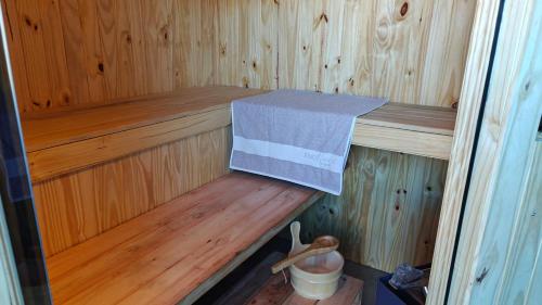 Sauna, Casa Connect in Barrio Esperanza, 3 Zimmer, Kuche, Parking, Sauna, ruhig, central, modern! in Obligado