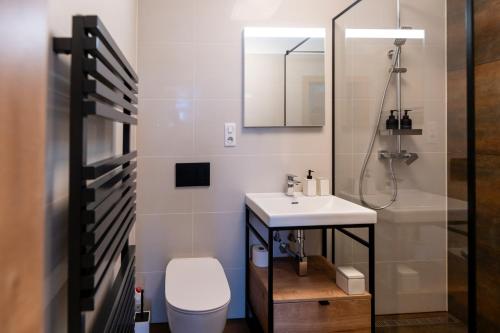 ห้องน้ำ, Apartmán na Novej (Apartman na Novej) near สนามบินโปปรัด-ตาตรี