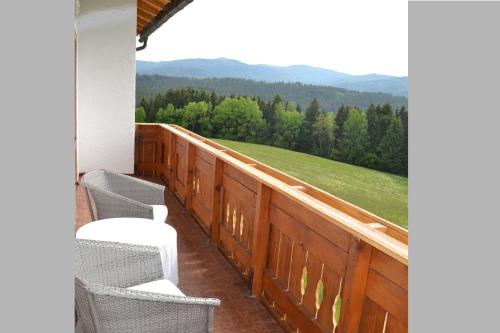 Balkon/teras, Gastehaus Rachelblick in Frauenau