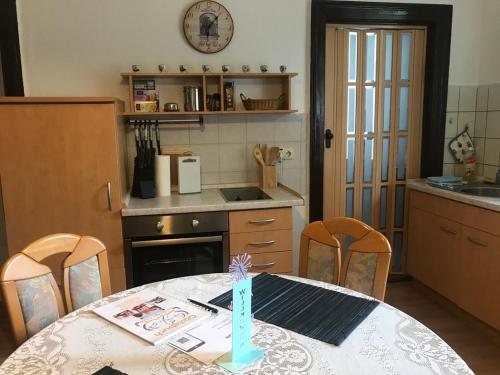 köök, Ferienwohnung Zur Weißen Taube in Dobbertin