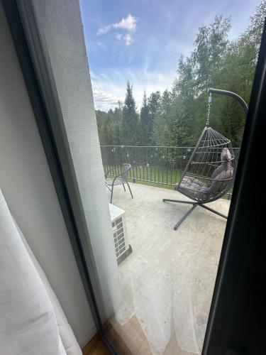 Balkon/teras, Albatross Mini - 2 Room Seaside Air-conditioned Apartment with Balcony in Engure